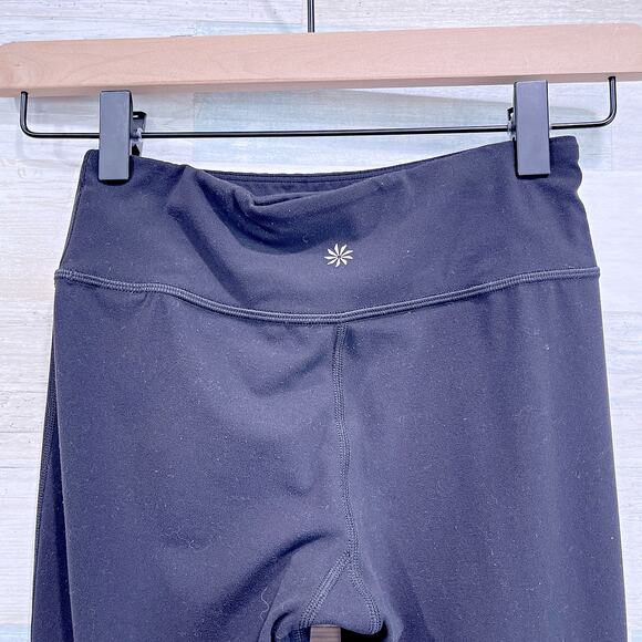 Athleta Girl High Rise Chit Chat Flare Pant Black Yoga Gym Girls Medium 8 10 - Picture 4 of 9